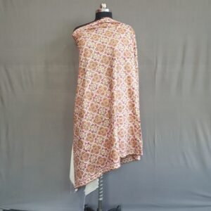 Pashmina Shawl with Black Embroidery