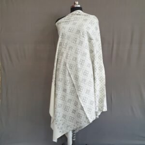 White Kani Pashmina Shawl