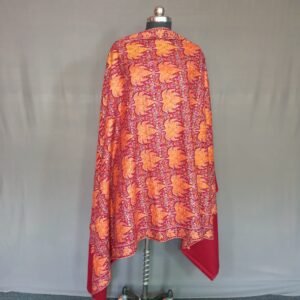 Pure Pashmina Multicolored Embroidered Shawl – Bold Beauty