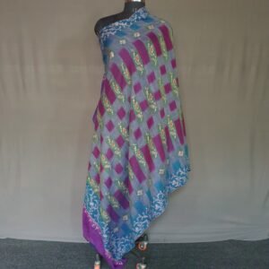 Pure Pashmina Multicolored Embroidered Shawl – Vibrant Grace