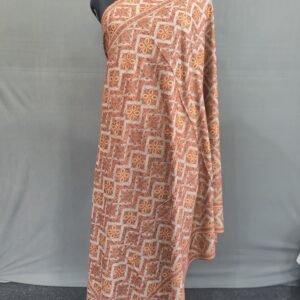 Pure Pashmina Multicolored Embroidered Shawl – Artisan Handwork from Kashmir
