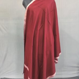 Pure Pashmina Red Shawl – Handwoven Elegance from Kashmir